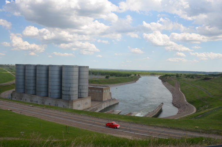 Regulating tunnel releasing water at Garrison Dam News, Sports, Jobs